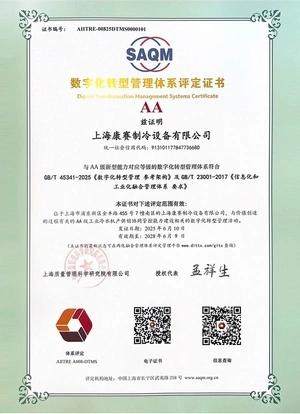 شهادة نظام إدارة التحول الرقمي