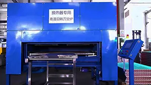 ورشة عمل المبادلات الحرارية ذات الزعانف - أفران التفريغ