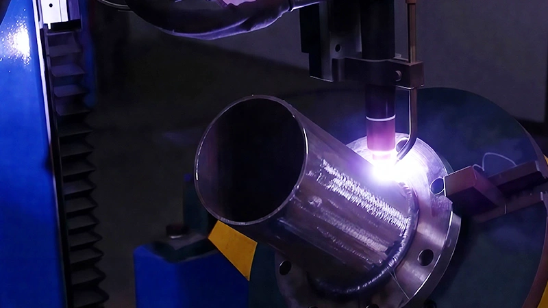 ورشة لحام المبادل الحراري الغلافي الأنبوبي - ماكينة لحام TIG آلية